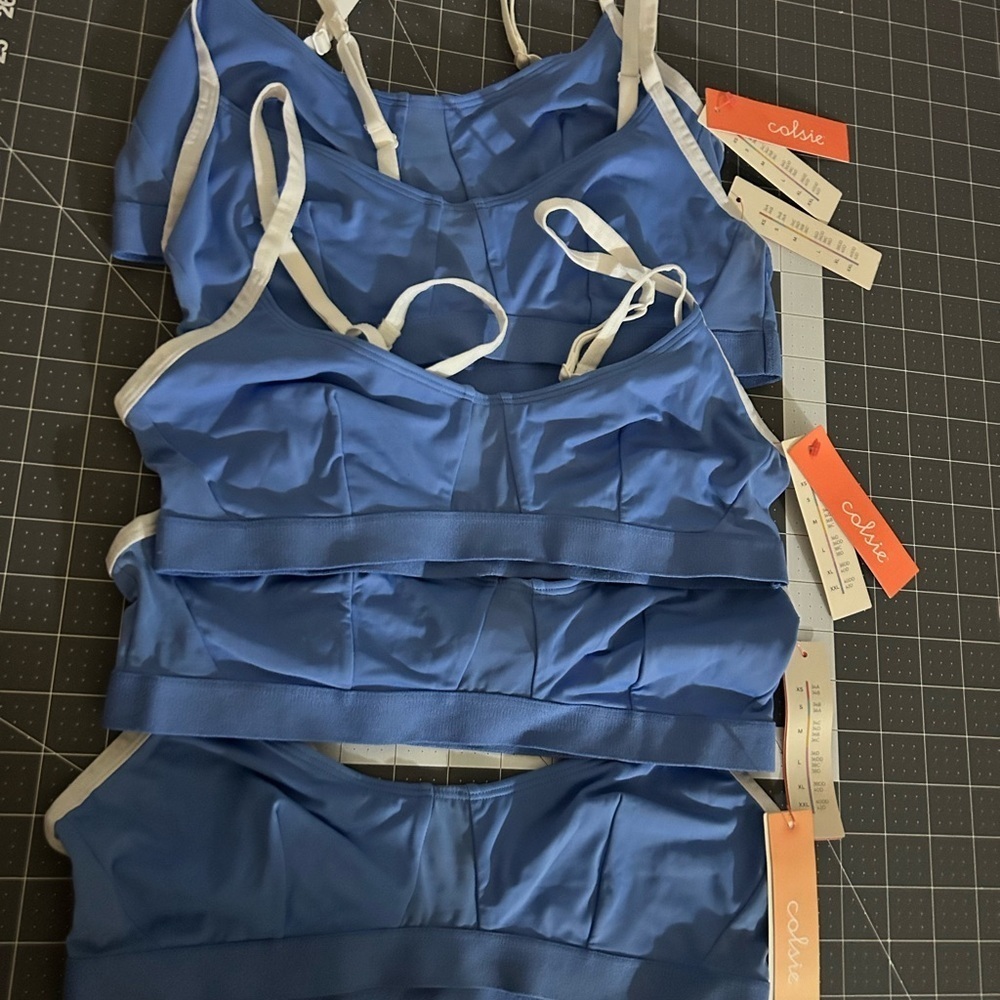 Colsie Women's Blue Bralette Set